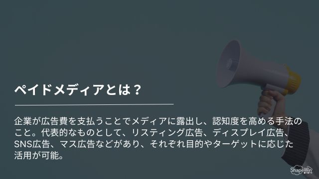 ペイドメディアとは_インフォグラッフィック